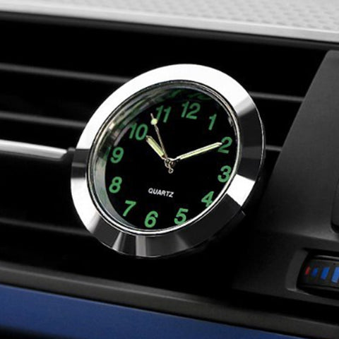 Car Styling Luminous Auto Interior Mini Watch