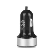 Multi-function Car Charger Dual Adapter Cigarette Lighter LED Voltmeter
