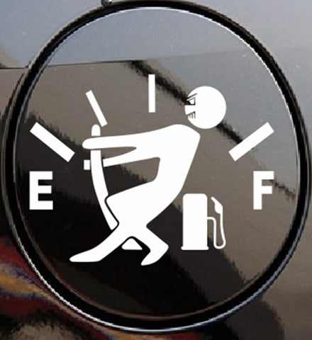 High Gas Consumption Car Stickers