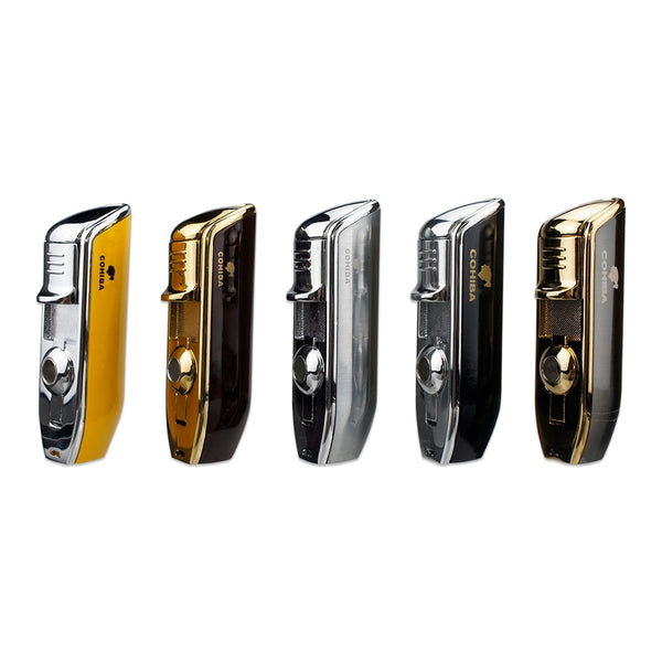 Cohiba Metal Cigar Lighter With Triple Jet Flame